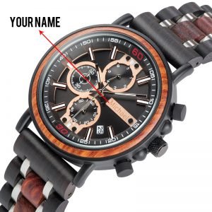 Personalized Wooden Watch for Men