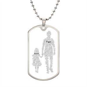 *Evergreen*  6 Dog Tag Necklace
