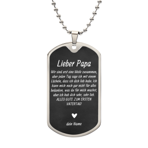 *Evergreen*  3 Dog Tag Necklace