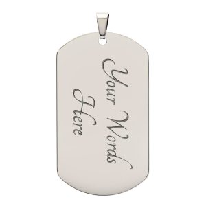 *Evergreen*  2 Dog Tag Necklace